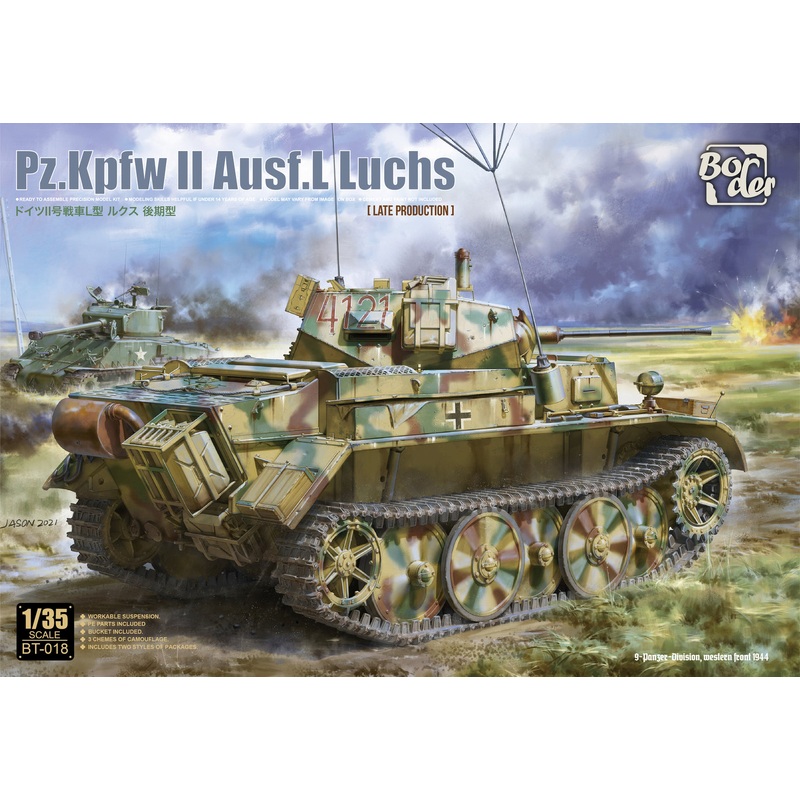 Border Model BT018 1/35 Pz.Kpfw.II Ausf.L Luchs Late Production