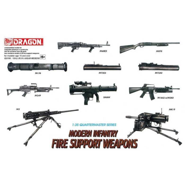 Dragon Model 3808 1/35 Modern Infantry Fire Support Weapon