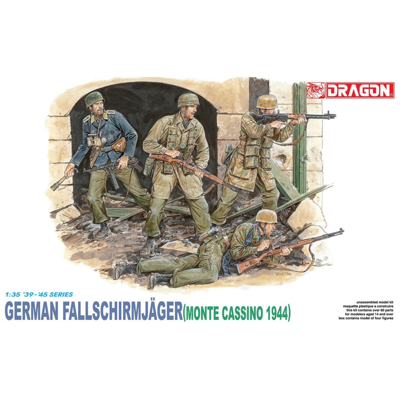 Dragon Model 6005 1/35 Fallschirmjager Monte Cassino1944