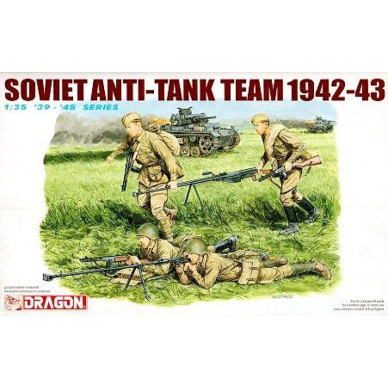 Dragon Model 6049 1/35 Soviet Anti-Tank Team 1942-43