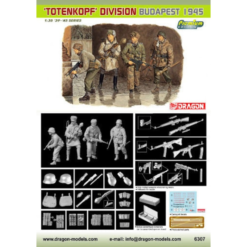 Dragon Model 6095 1/35 TOTENKOPF Division (Budapest 1945)