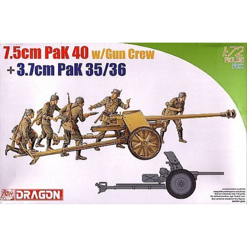 Dragon Model 6152 1/35 3.7cm Pak 35/36 w/Crew