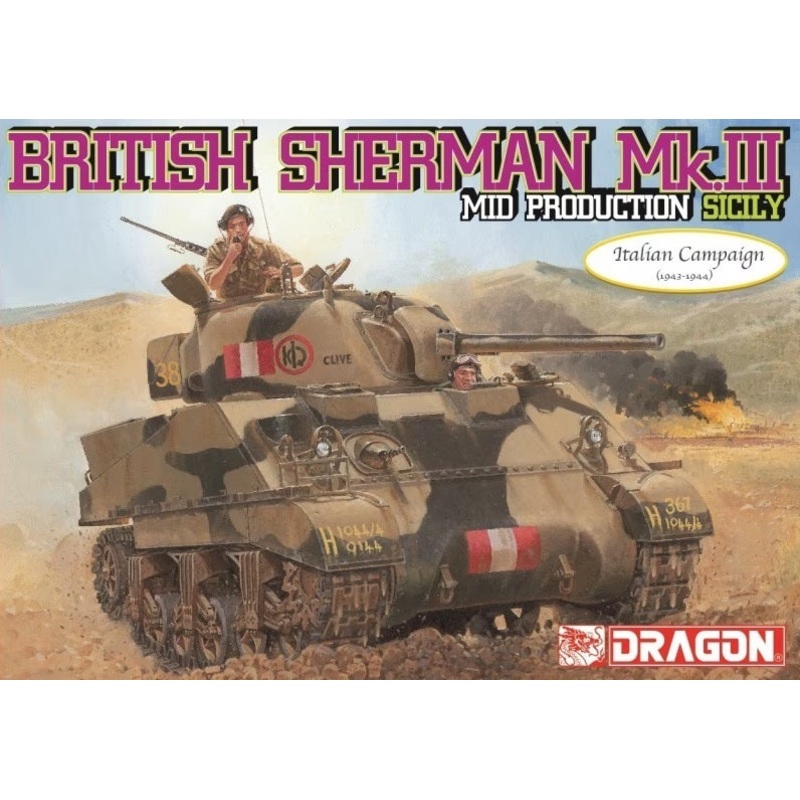 Dragon Model 6231 1/35 Sherman Mk.III Mid Production