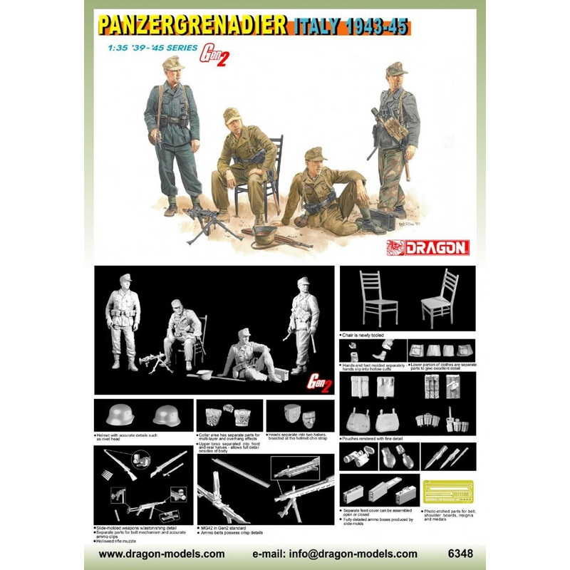 Dragon Model 6348 1/35 Panzergrenadier (Italy 1943-45)