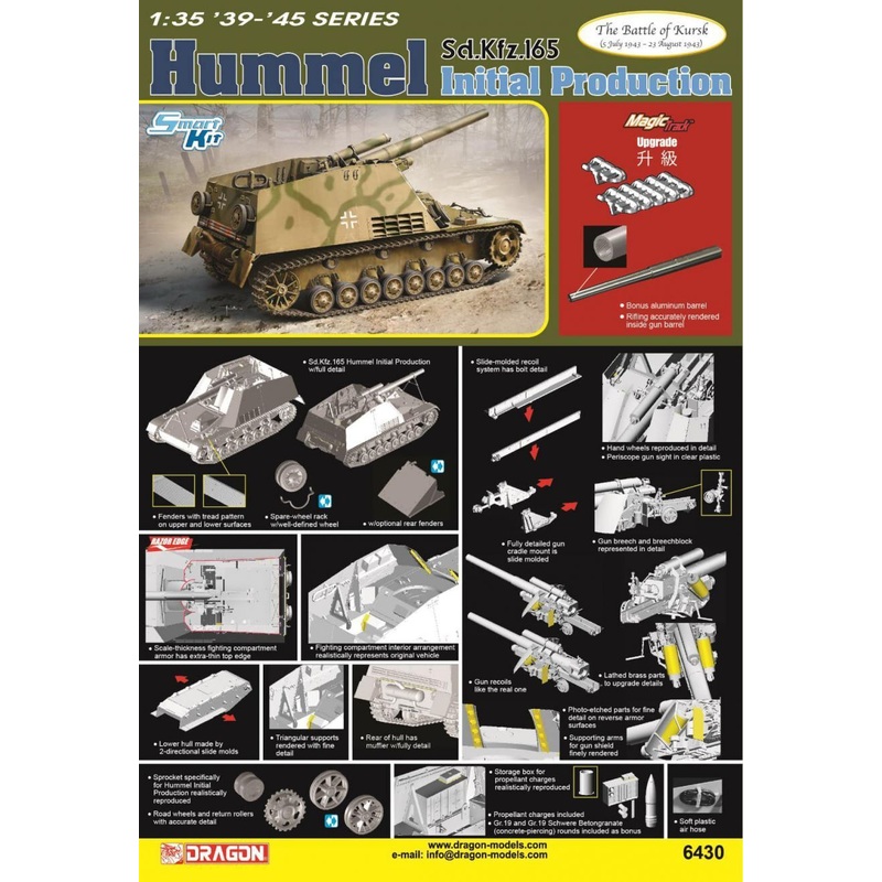 Dragon Model 6430 1/35 Hummel Initial Production