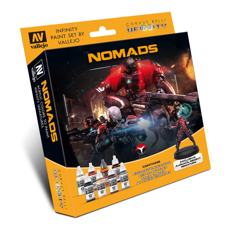 Vallejo 70233 Infinity Nomads Exclusive Miniature Acrylic Paint Set