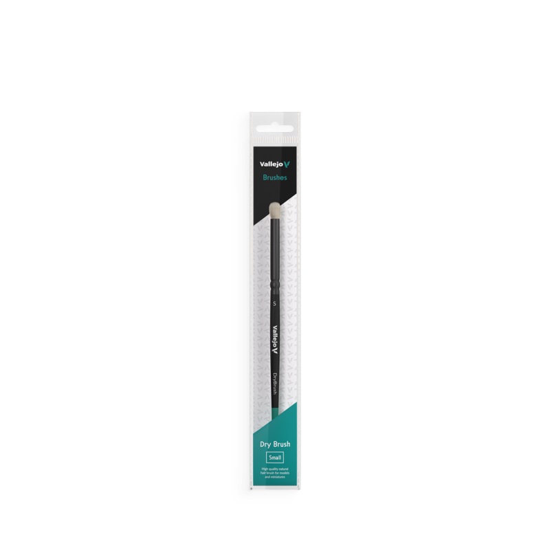 Vallejo B07001 Hobby Brushes: Dry Brush Natural Hair Small