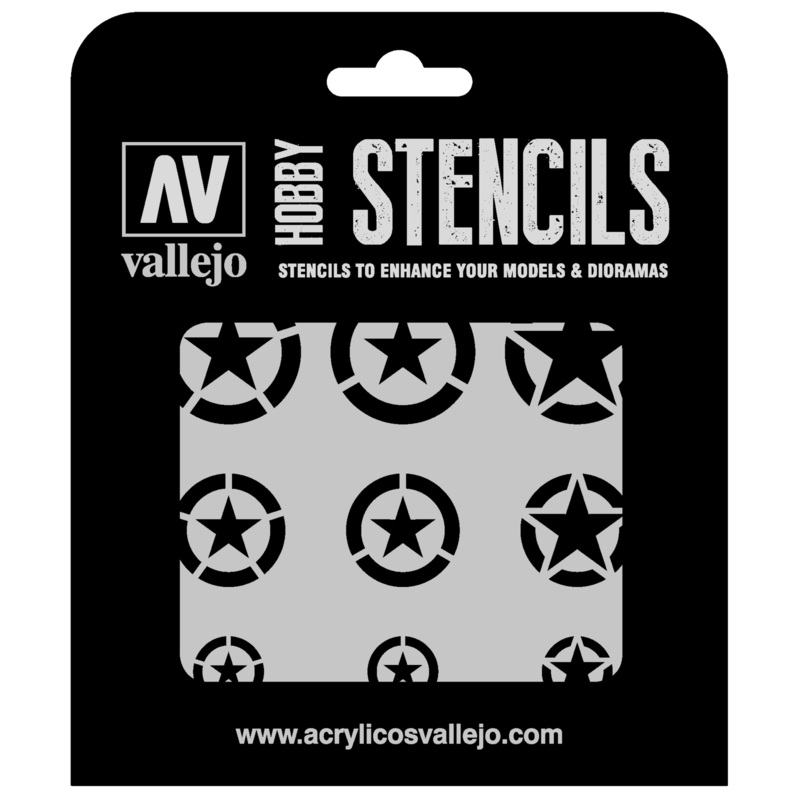 Vallejo ST-AIR004 1/32 USAF Markings Stencil