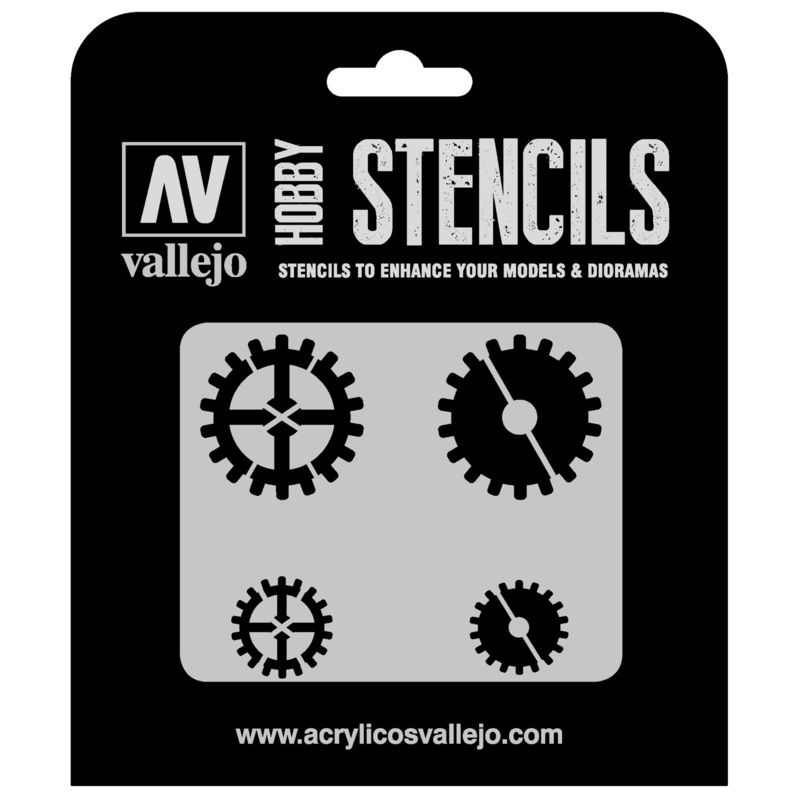 Vallejo ST-SF001 Gear Markings Stencil