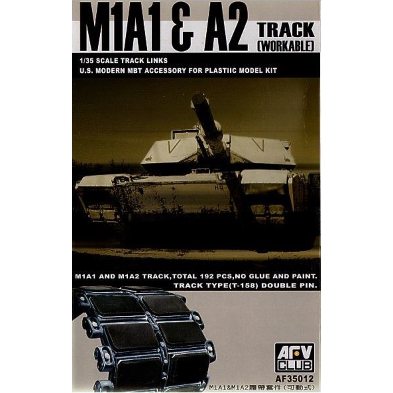 AFV Club AF35012 1/35 Big-Foot Track For M1A1/A2 Conversion Kit