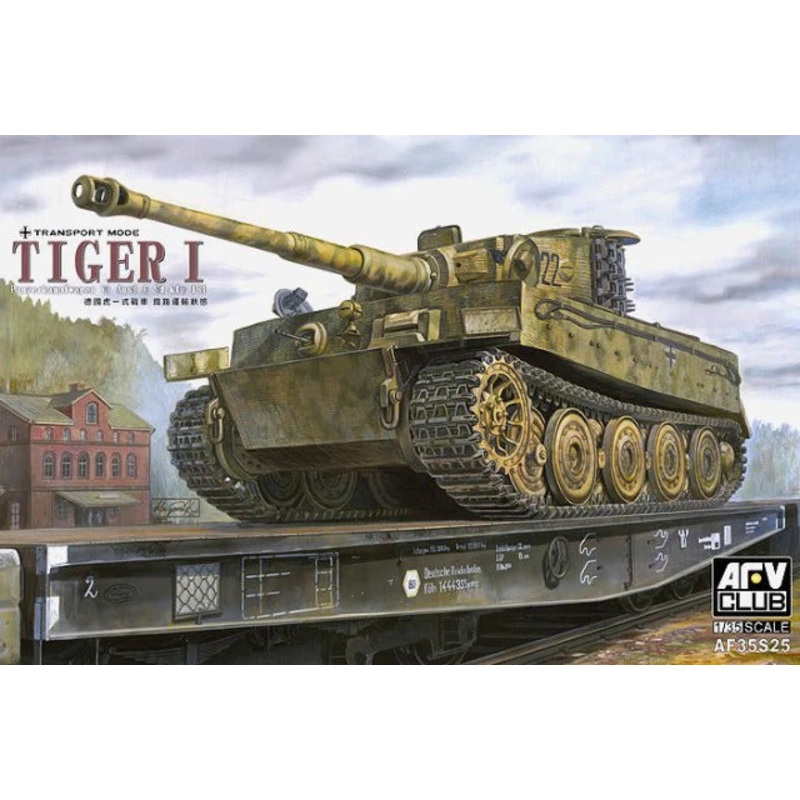 AFV Club AF35S25 1/35 Tiger I (Transport Mode)