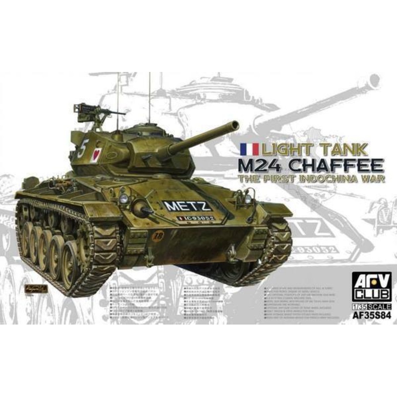 AFV Club AF35S84 1/35 M24 Chaffee The First Indochina War – French Army