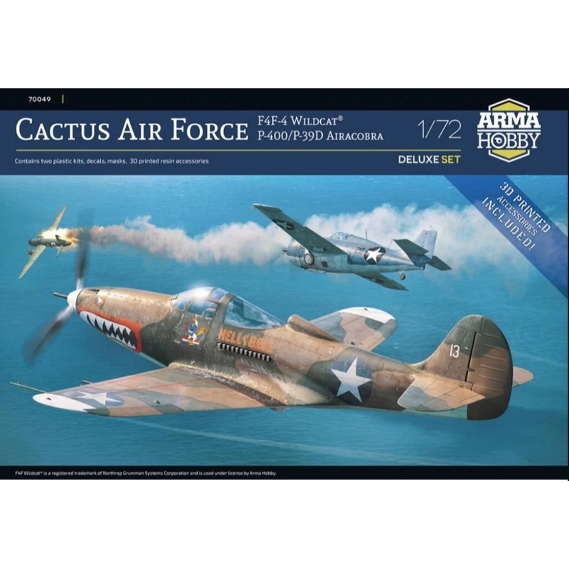 Arma Hobby 70049 1/72 Cactus Air Force F4F-4 Wildcat and P-400/P-39D Airacobra over Guadalcanal