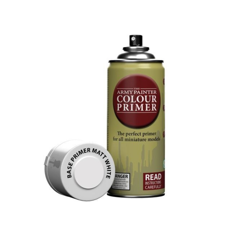 Army Painter CP3002 Base Primer – Matt White – 400ml Spray Paint