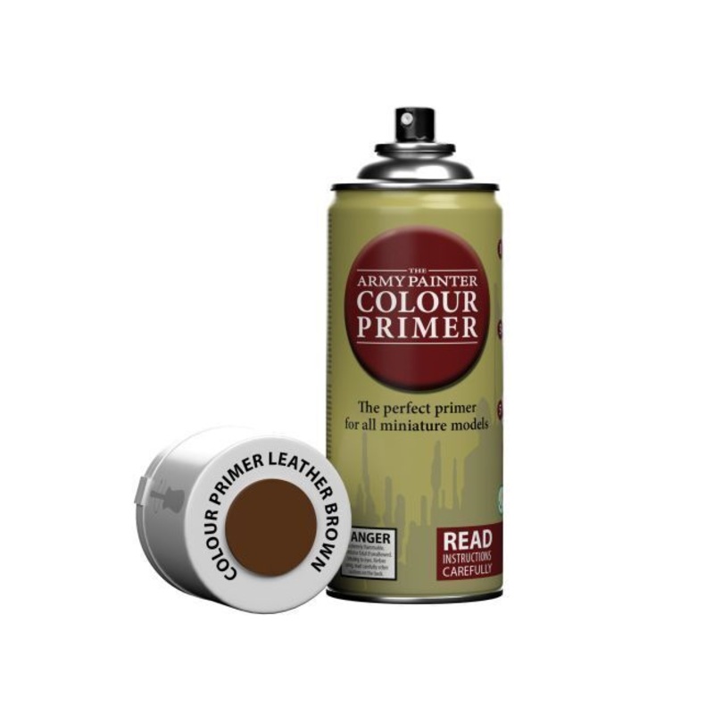Army Painter CP3004 Colour Primer – Leather Brown – 400ml Spray Paint