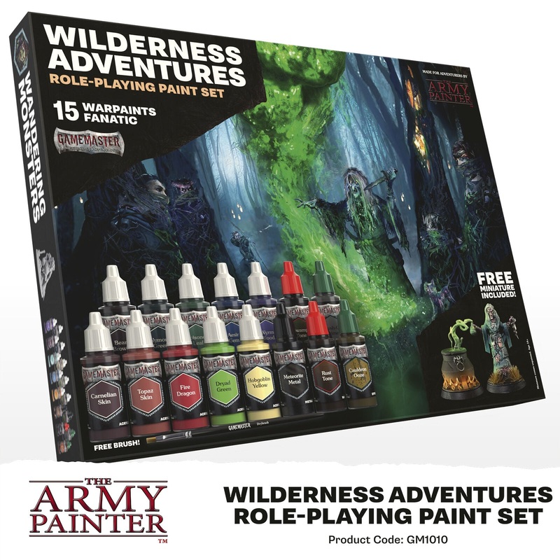Army Painter GM1010 GameMaster: Wilderness Adventures Role-playing Paint Set