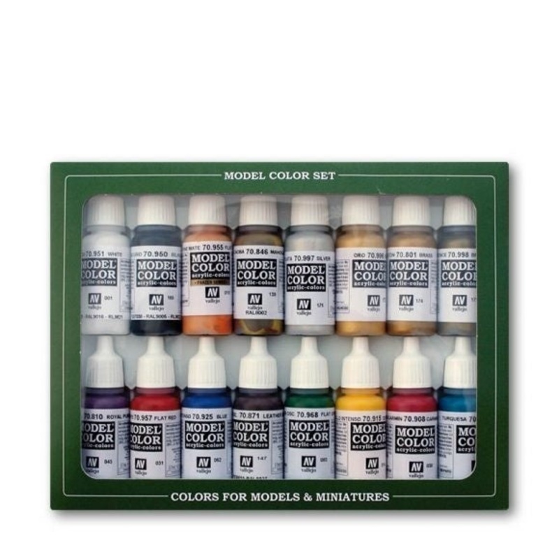 Vallejo 70143 Model Colour Imperial Roman 16 Colour Acrylic Paint Set