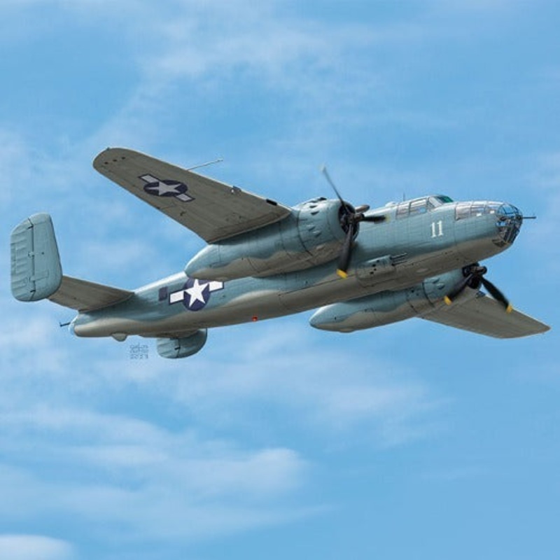 Academy 12334 1/48 USMC PBJ-1D (B-25 Mitchell)