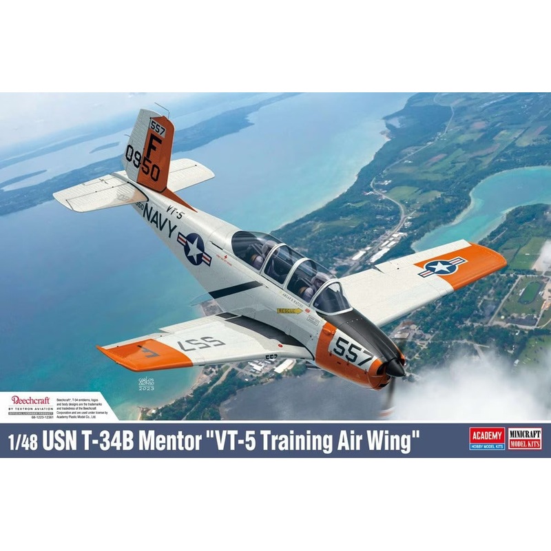 Academy 12361 1/48 USN T-34B Mentor VT-5 Training
