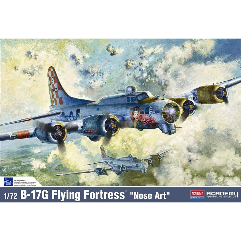 Academy 12414 1/72 B-17G FLYING FORTRESS W/NOSE ART