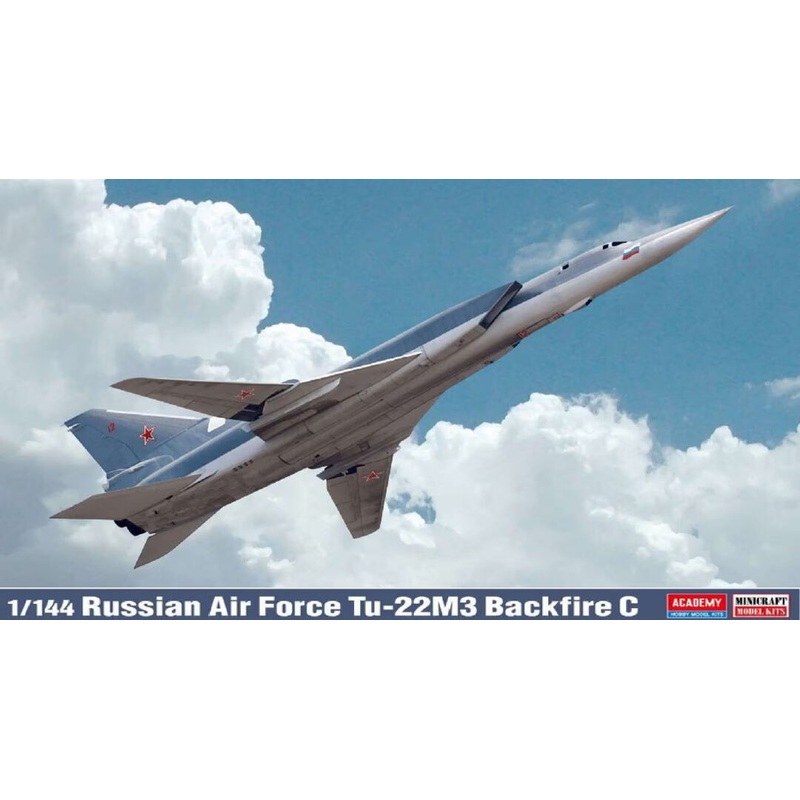 Academy 12636 1/144 RUSSIAN AF CIRCA 1985: TU-BACKFIRE