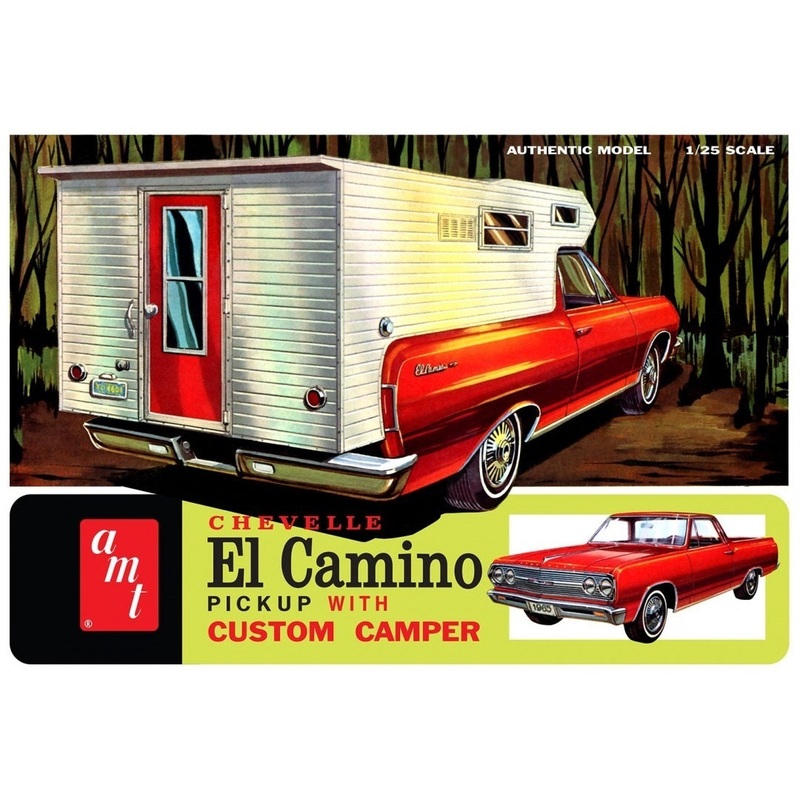 AMT 1364 1/25 65 Chev ElCaminoW/Camper