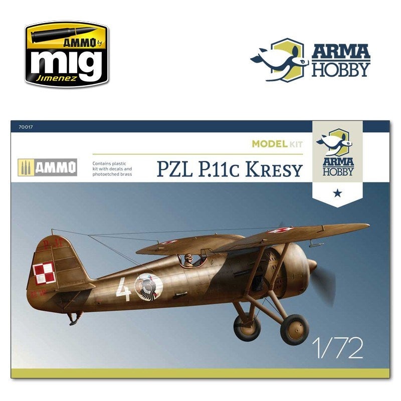 Arma Hobby 70017 PZL P.11c Kresy Model Kit