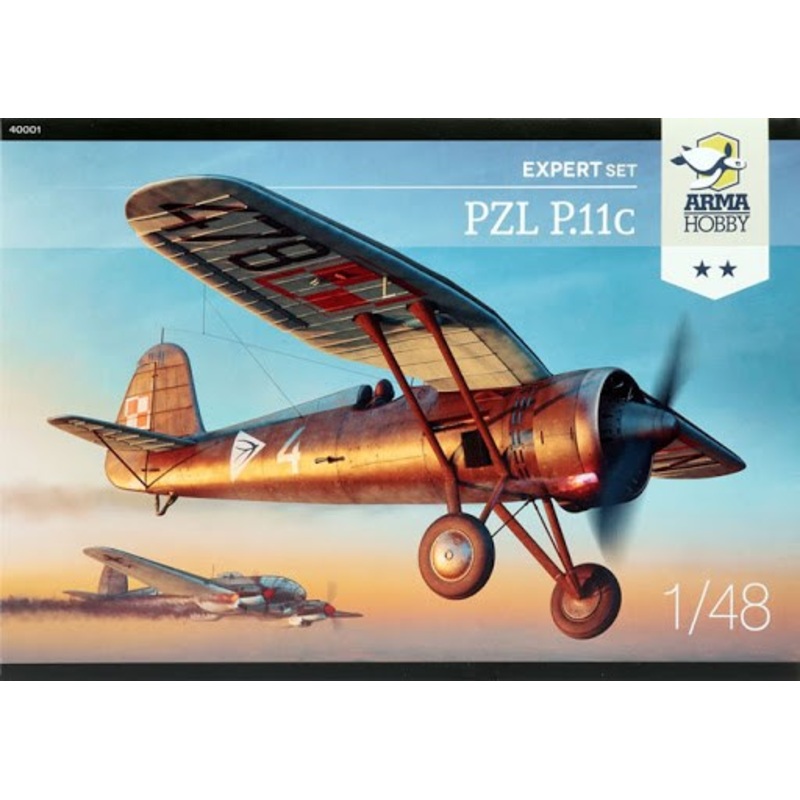 Arma Hobby AH40001 1/48 PZL P.11c Expert Set