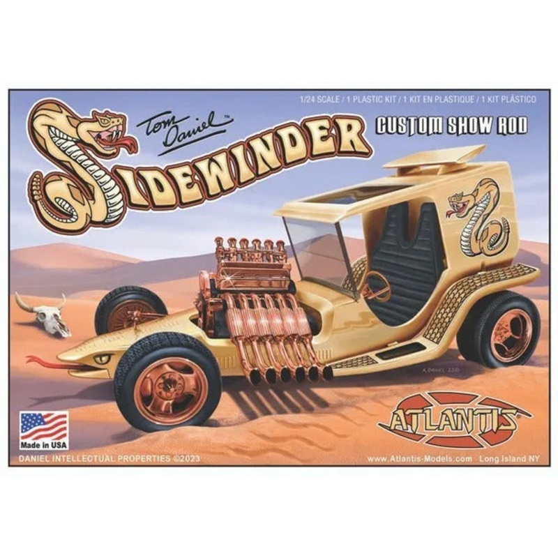 Atlantis Models M2210 1/24 Tom Daniel Sidewinder Cust Rod