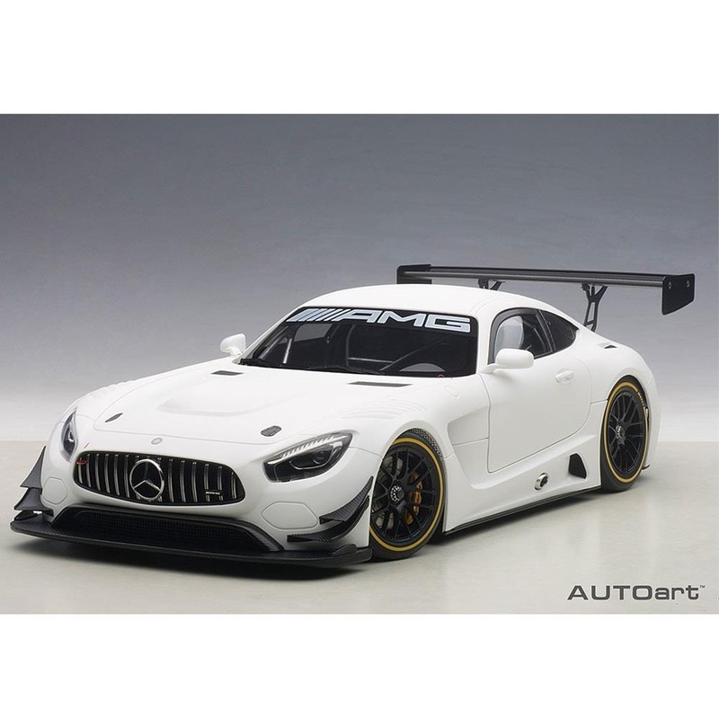 AUTOart 81531 1/18 MERCEDES AMG GT3 PLAIN COLOUR VERSION (MATT WHITE)