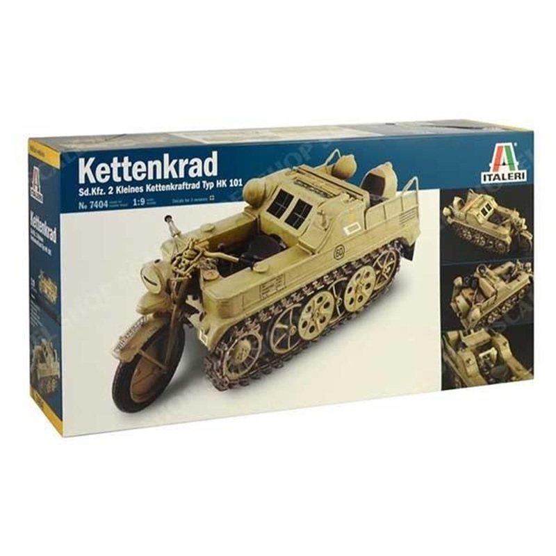 Italeri 7404 1/9 KETTENKRAD Sd.Kfz