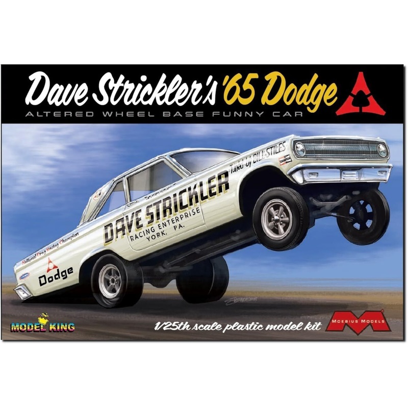 Moebius Models 2451 1/25 65 Dodge AWB FunnyCar Stk