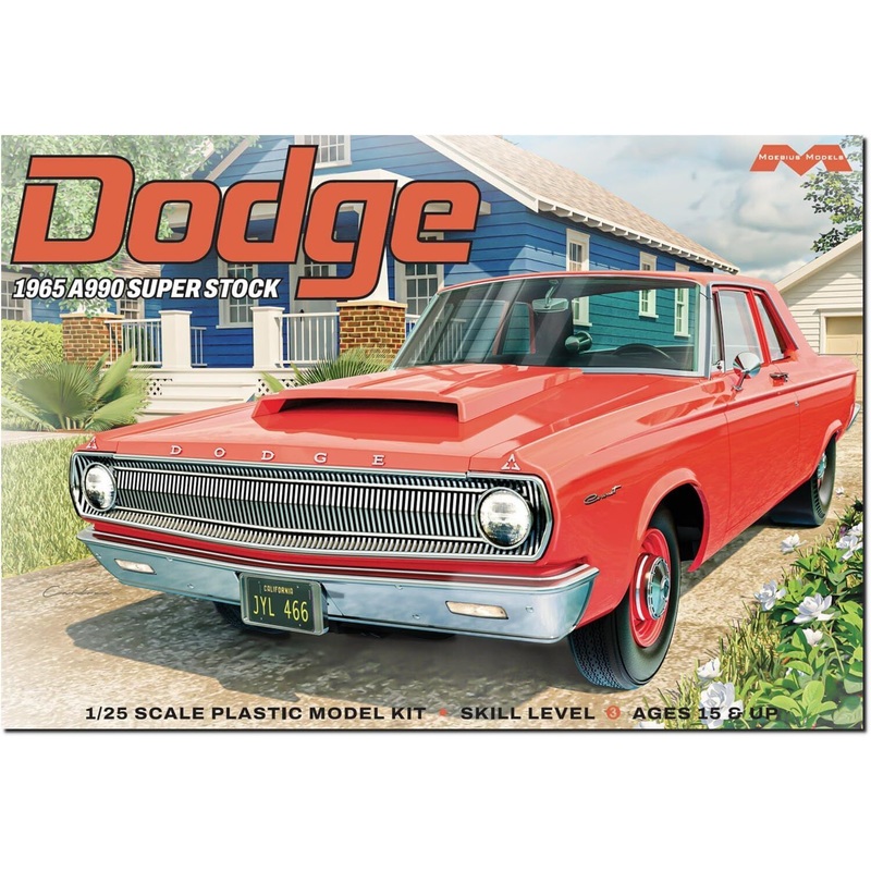 Moebius Models 2460 1/25 65 Dodge A990 Super Stock