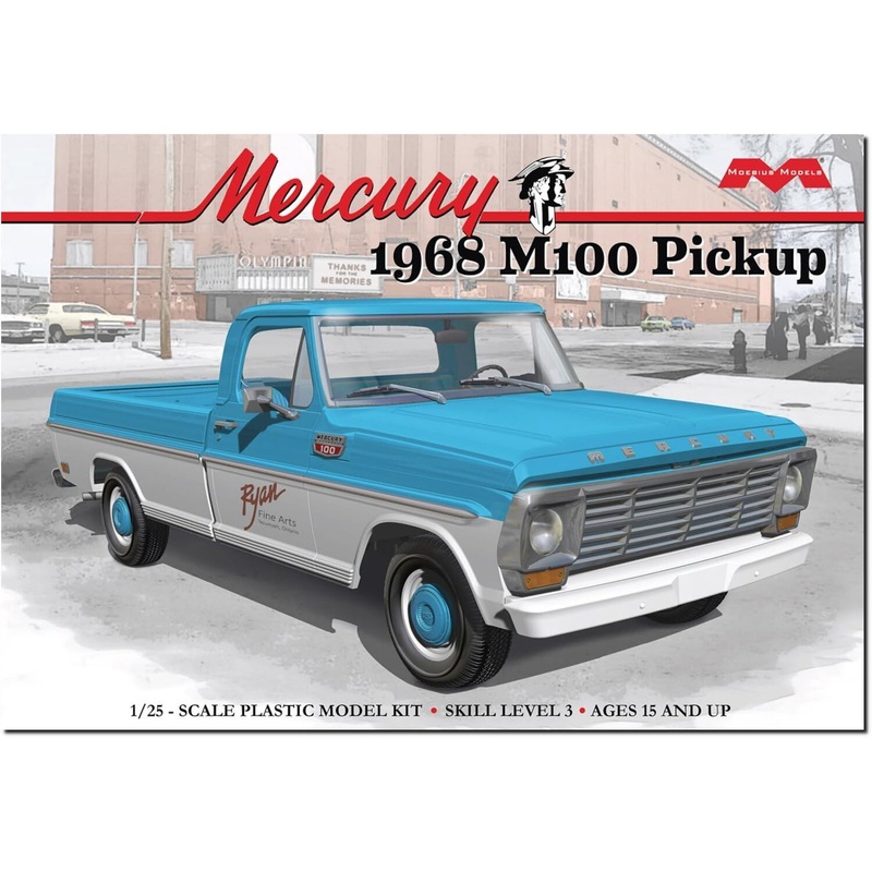 Moebius Models 2740 1/25 68 Mercury M100 Pickup