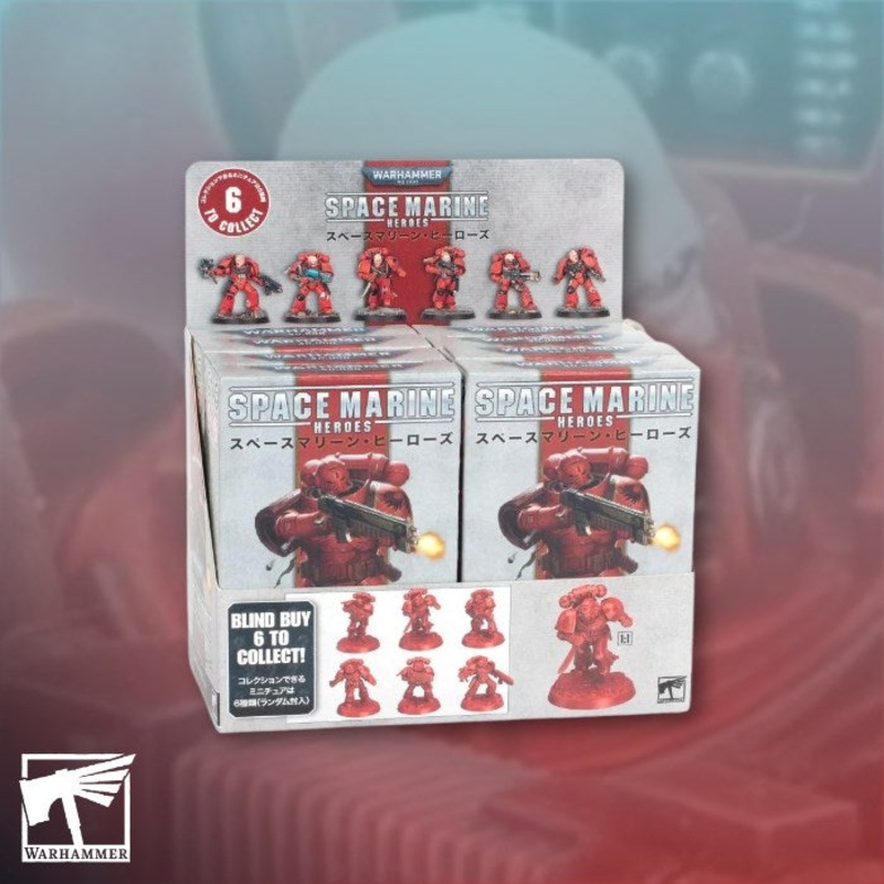 Space Marine Heroes Series 4 Display – Blood Angels Collection Two – Primaris (Individual box)