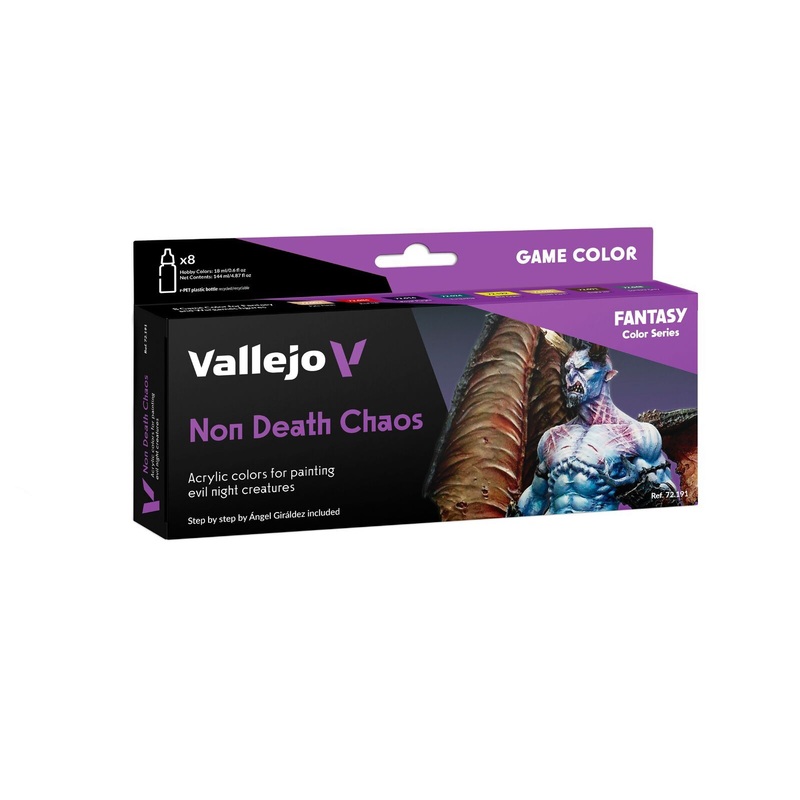 Vallejo AV72191 Game Colour Non Death Chaos 8 Colour Set