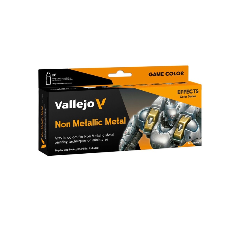 Vallejo AV72193 Game Colour Non Metallic Metal 8 Colour Set
