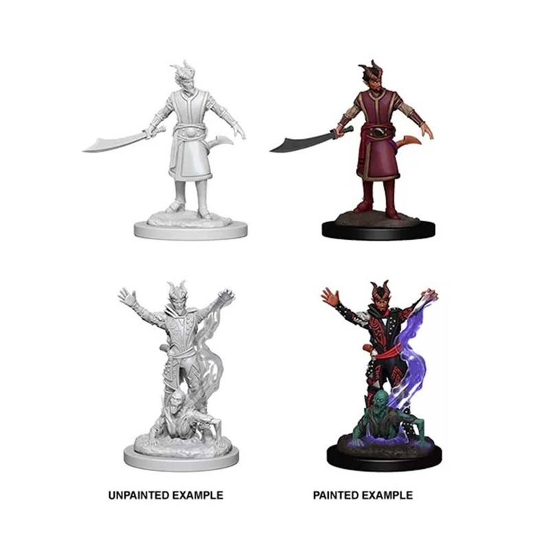 WizKids 73388 D&D Nolzurs Marvelous Miniatures: Male Tiefling Warlock