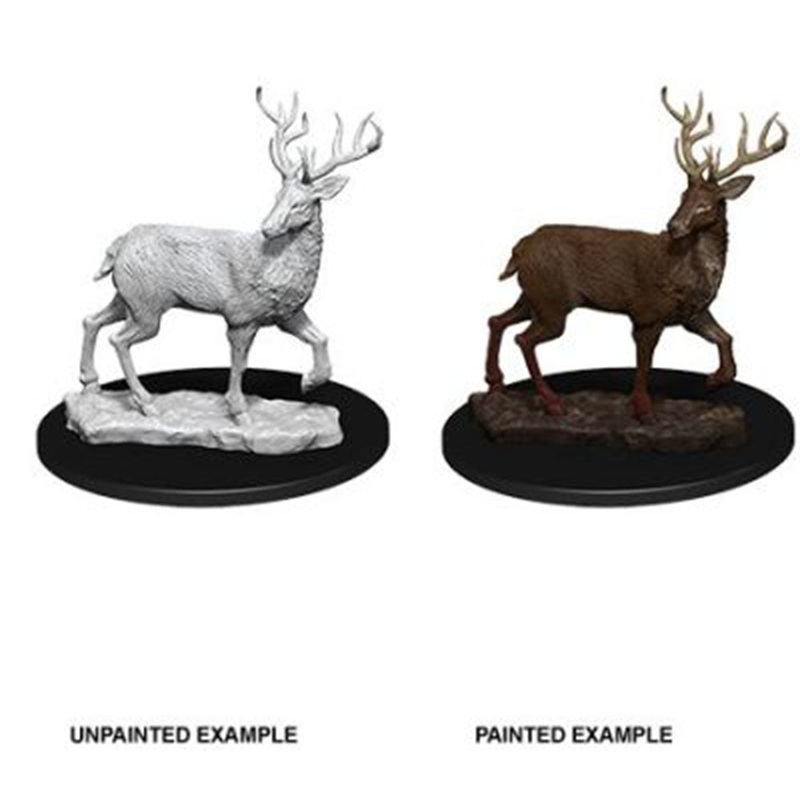 WizKids 73550 Deep Cuts Unpainted Miniatures: Stag