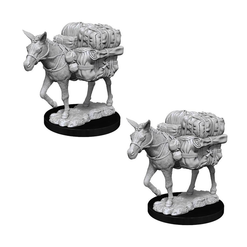 WizKids 73552 Deep Cuts Unpainted Miniatures: Pack Mule