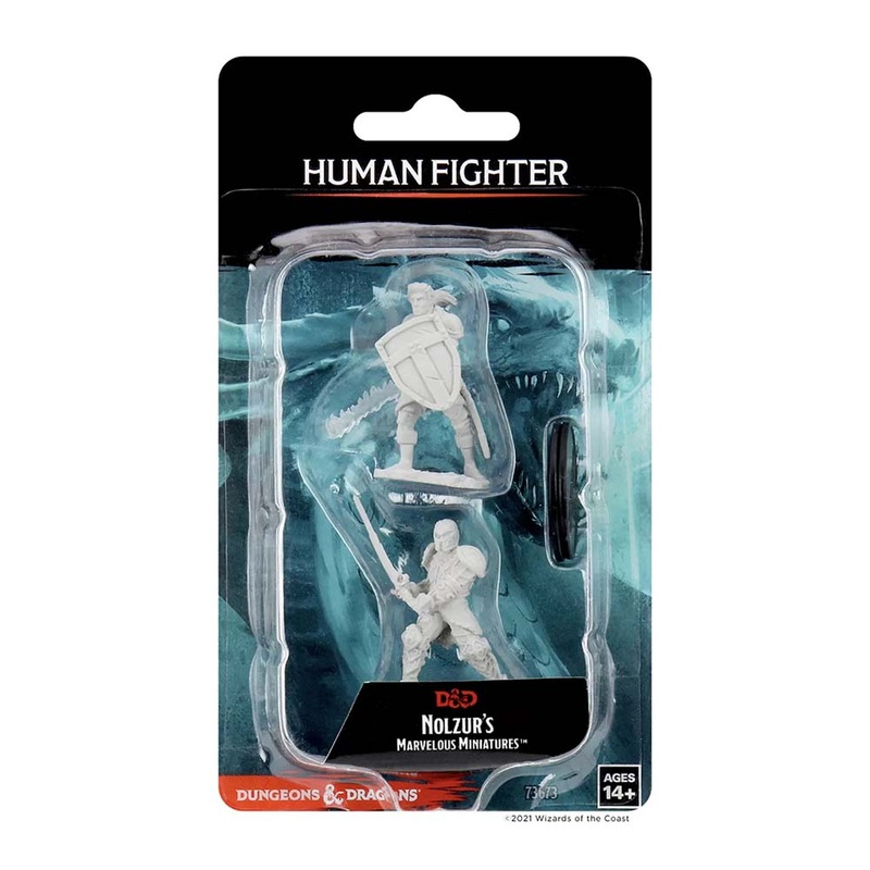 WizKids 73673 D&D Nolzurs Marvelous Miniatures Male Human Fighter