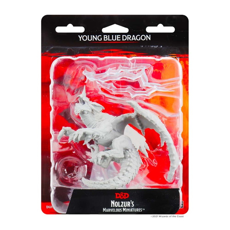 WizKids 73683 D&D Nolzurs Marvelous Miniatures Young Blue Dragon