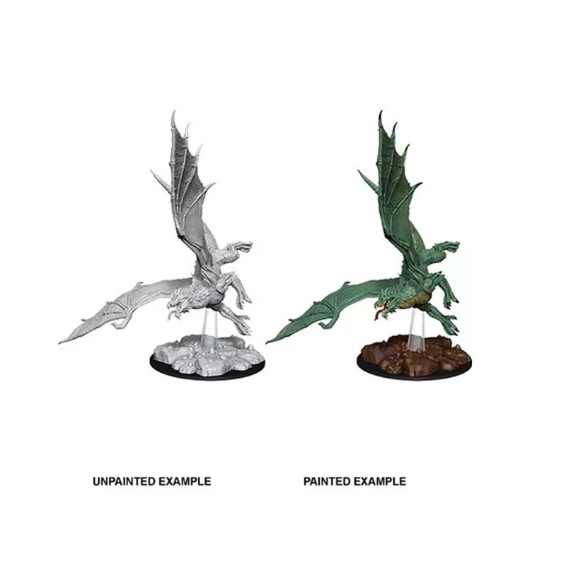 WizKids 73684 D&D Nolzurs Marvelous Miniatures Young Green Dragon