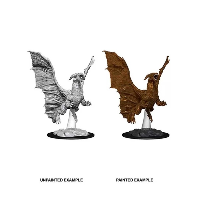WizKids 73685 D&D Nolzurs Marvelous Miniatures Young Copper Dragon