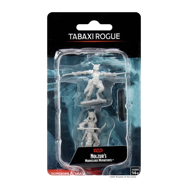 WizKids 73708 D&D Nolzurs Marvelous Miniatures Female Tabaxi Rogue