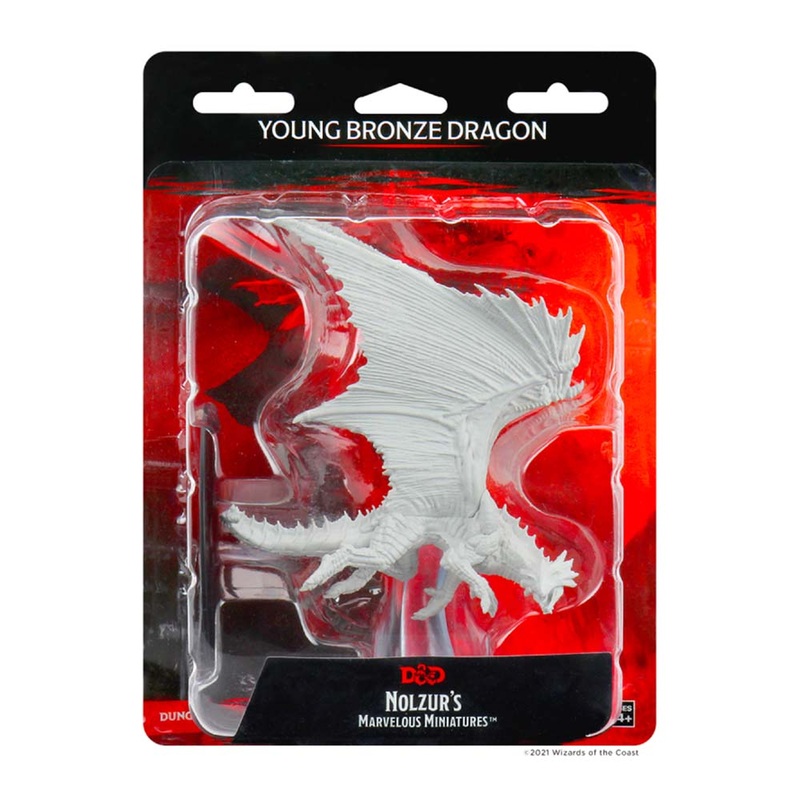 WizKids 73710 D&D Nolzurs Marvelous Miniatures Young Bronze Dragon