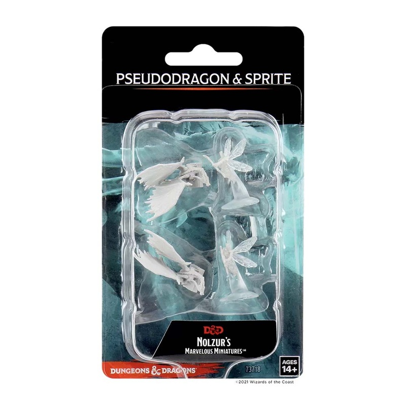 WizKids 73718 D&D Nolzurs Marvelous Miniatures Sprite & Pseudodragon