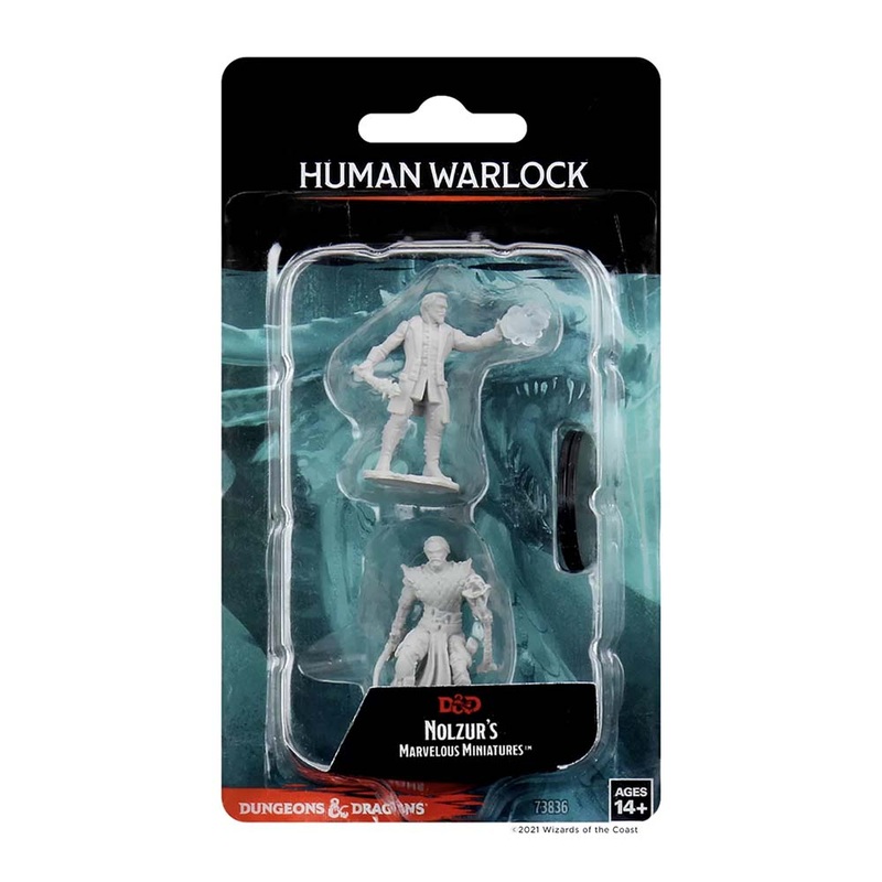 WizKids 73836 D&D Nolzurs Marvelous Miniatures Male Human Warlock