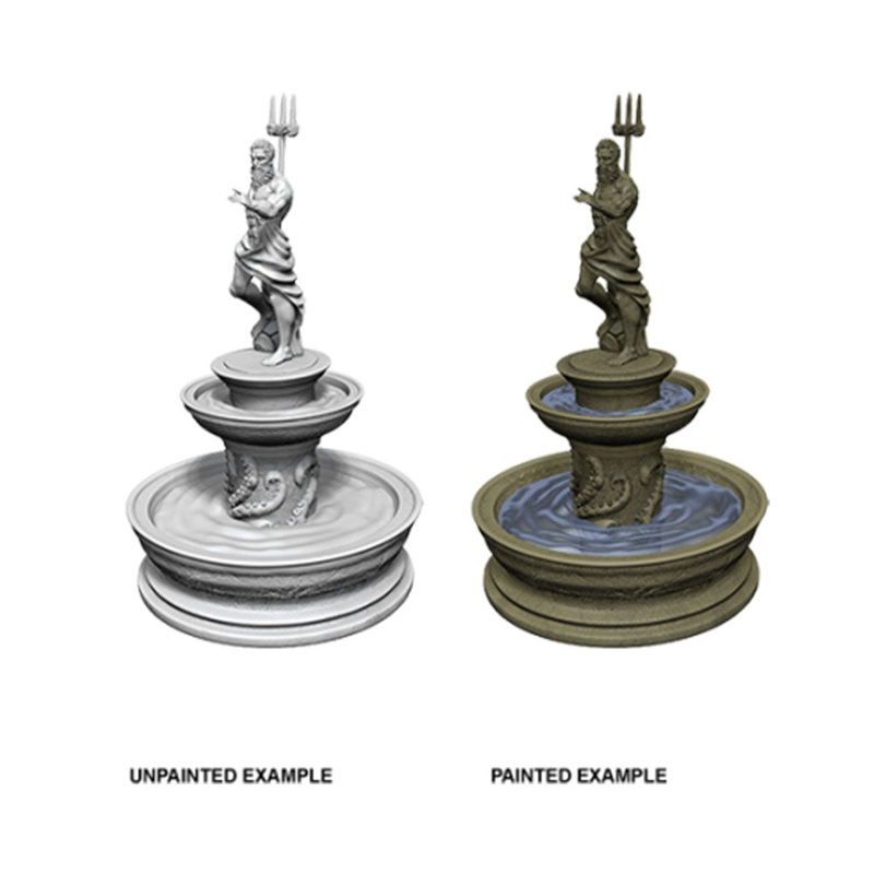 WizKids 73865 Deep Cuts Unpainted Miniatures: Fountain