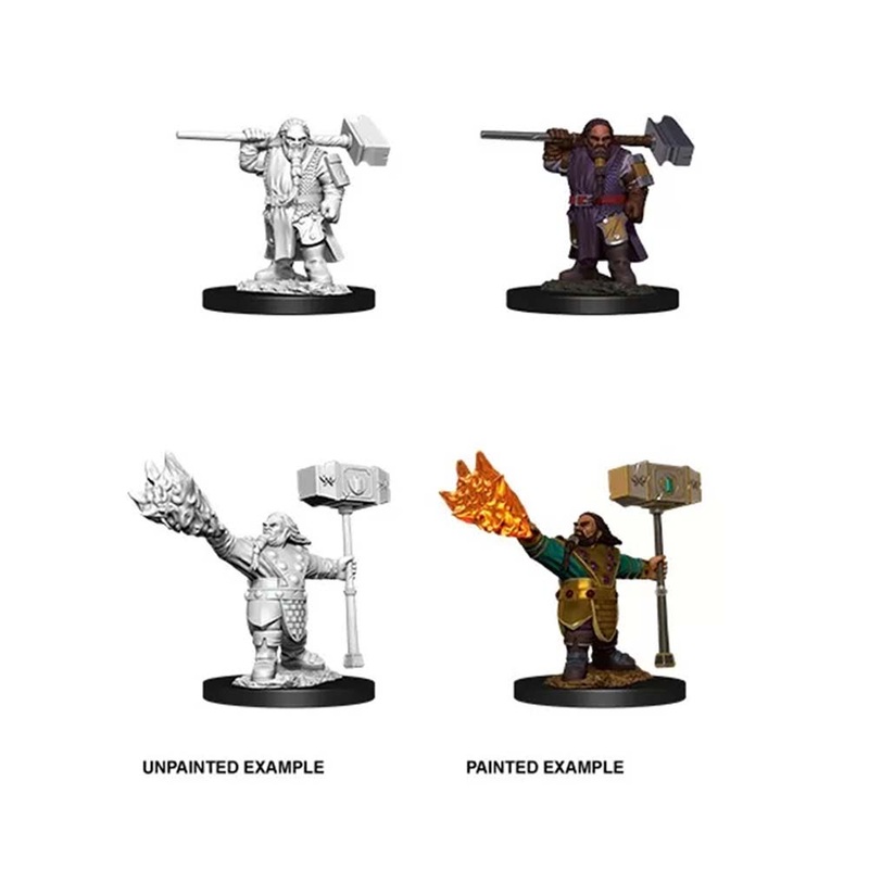 WizKids 90003 D&D Nolzurs Marvelous Miniatures Male Dwarf Cleric